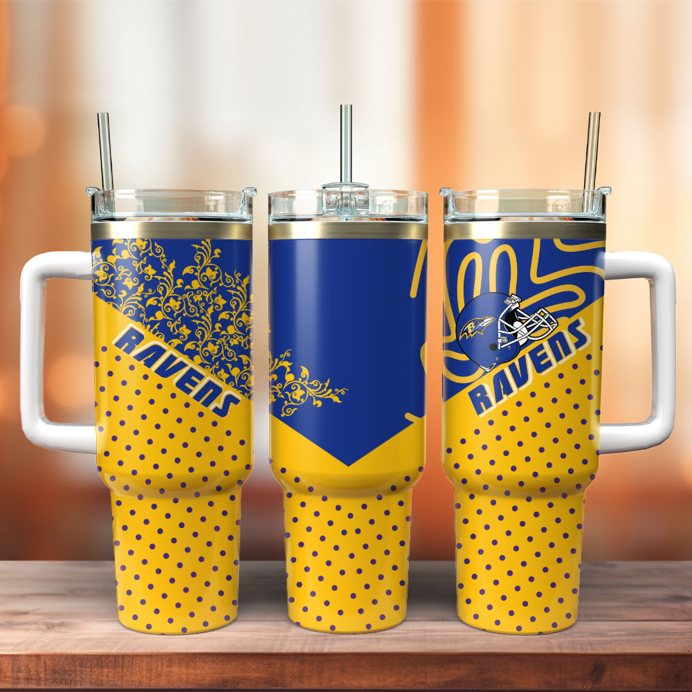 Baltimore Ravens Football NFL Sport Custom Stanley Cup 40 oz 30 oz Tumbler With HandleTVC2301251