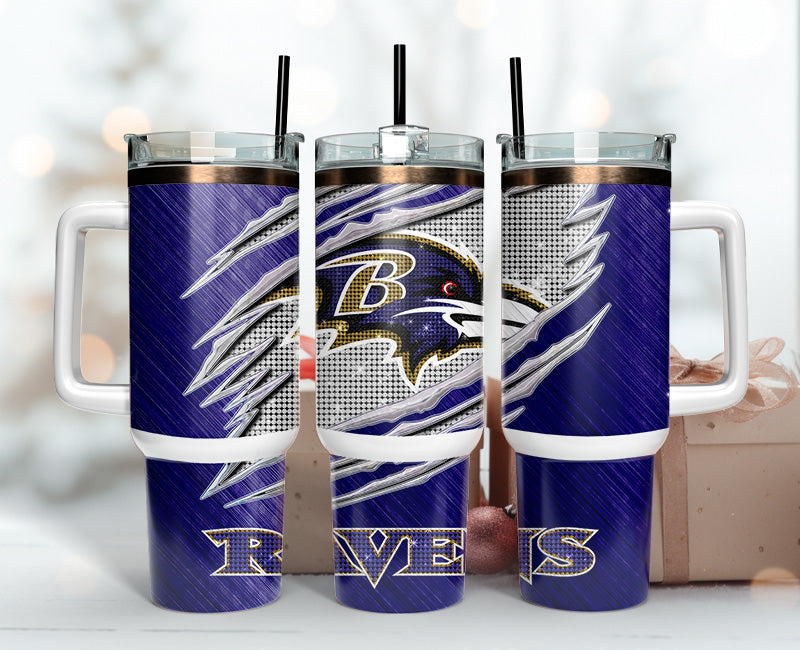 Baltimore Ravens NFL Custom Stanley Cup 40 oz 30 oz Tumbler With HandleTVC2301141