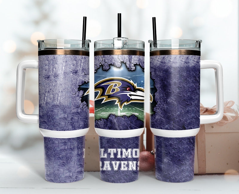 Baltimore Ravens NFL Custom Stanley Cup 40 oz 30 oz Tumbler With HandleTVC2301146
