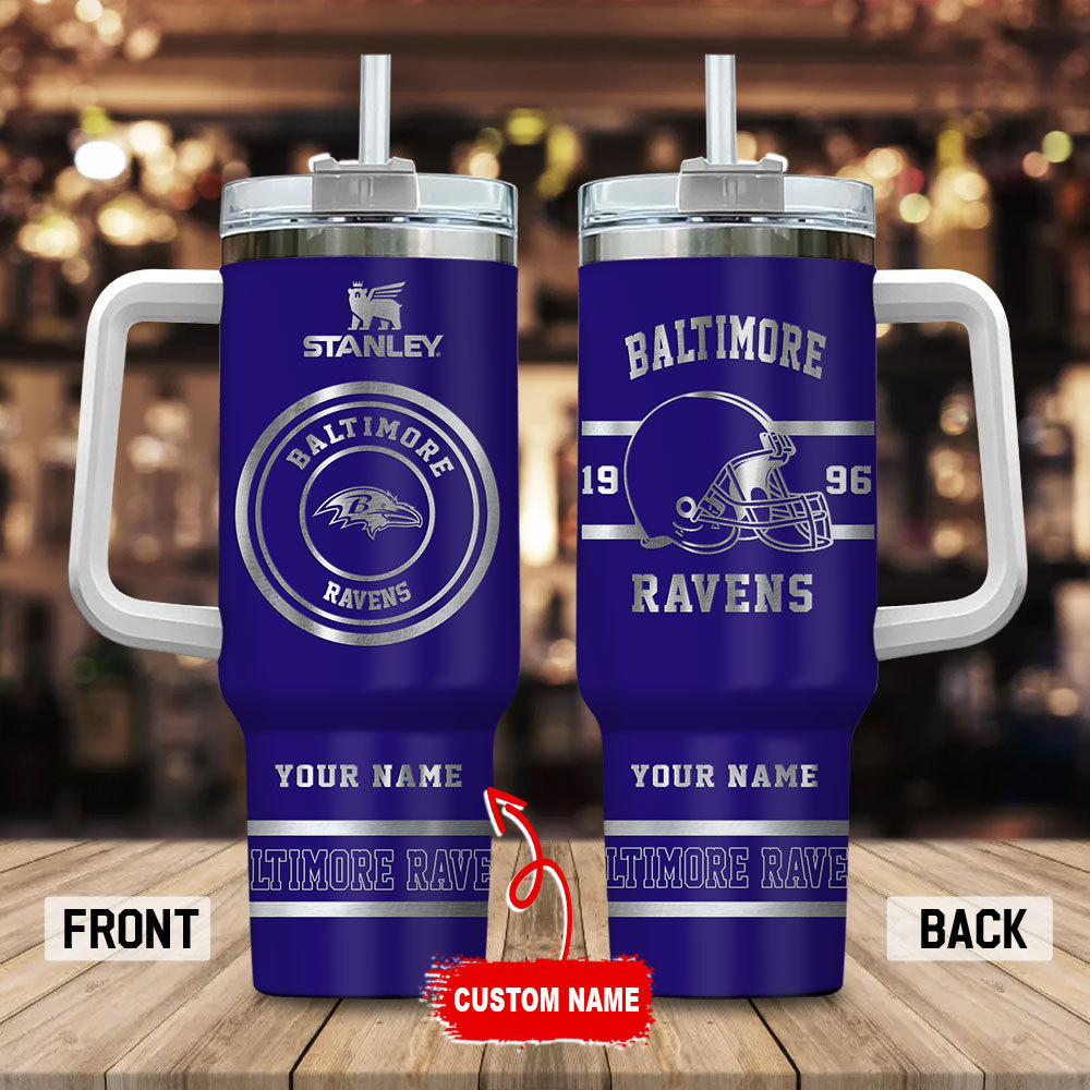 Baltimore Ravens NFL Custom Stanley Cup 40 oz 30 oz Tumbler With HandleTVC230153
