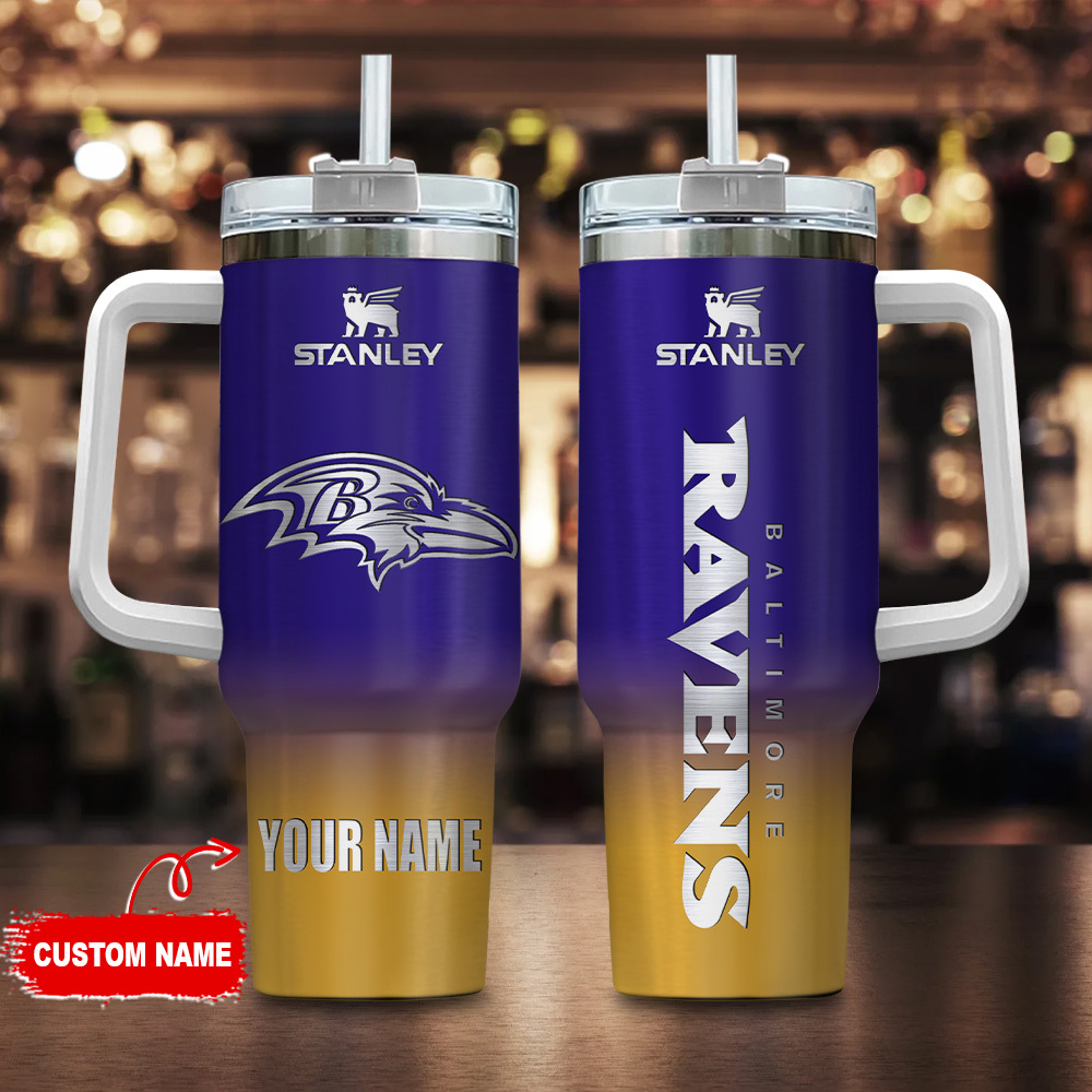 Baltimore Ravens NFL Custom Stanley Cup 40 oz 30 oz Tumbler With HandleTVC230179