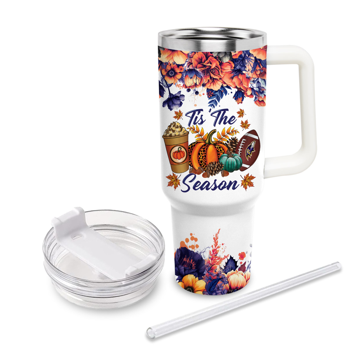 Baltimore Ravens NFL Custom Stanley Cup 40 oz 30 oz Tumbler With HandleTVC2301815 - Image 4