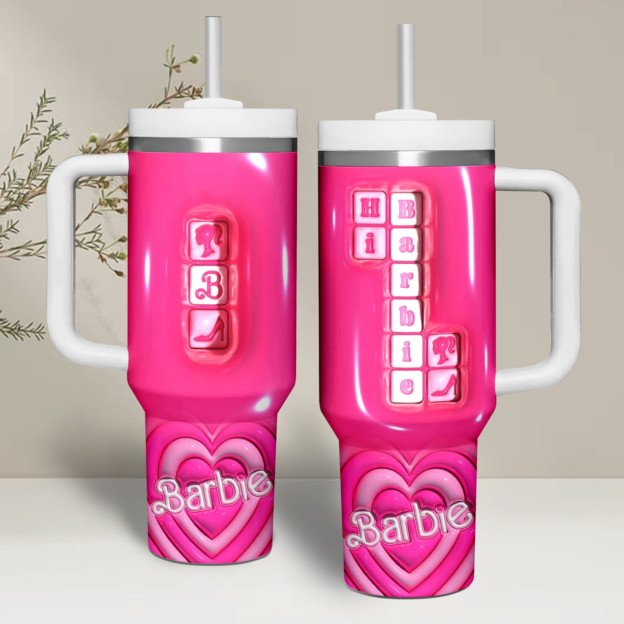 Barbie Cartoon Custom Stanley Cup 40 oz 30 oz Tumbler With HandleTVC2301266