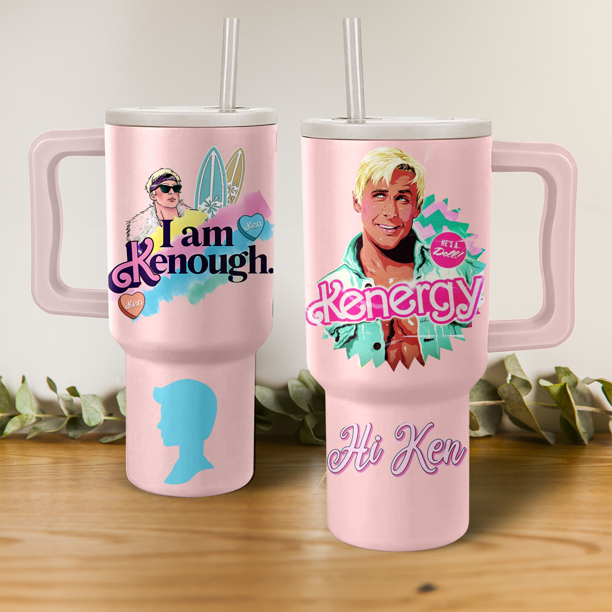 Barbie Ken Kenough Kenergy Cartoon Custom Stanley Cup 40 oz 30 oz Tumbler With HandleTVC2301274