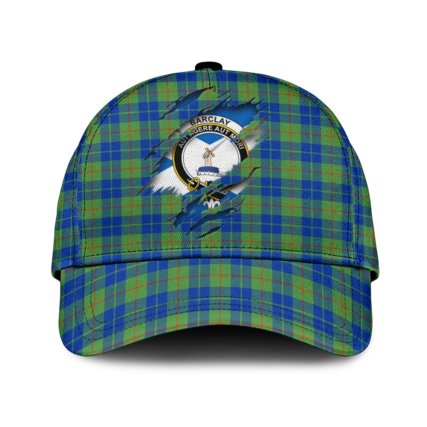 Barclay Hunting Ancient Tartan Plaid Cap, Family Crest In Me Style Tartan Baseball Cap TS23 Trucker Hats Custom Hats Gifts For Men & Women