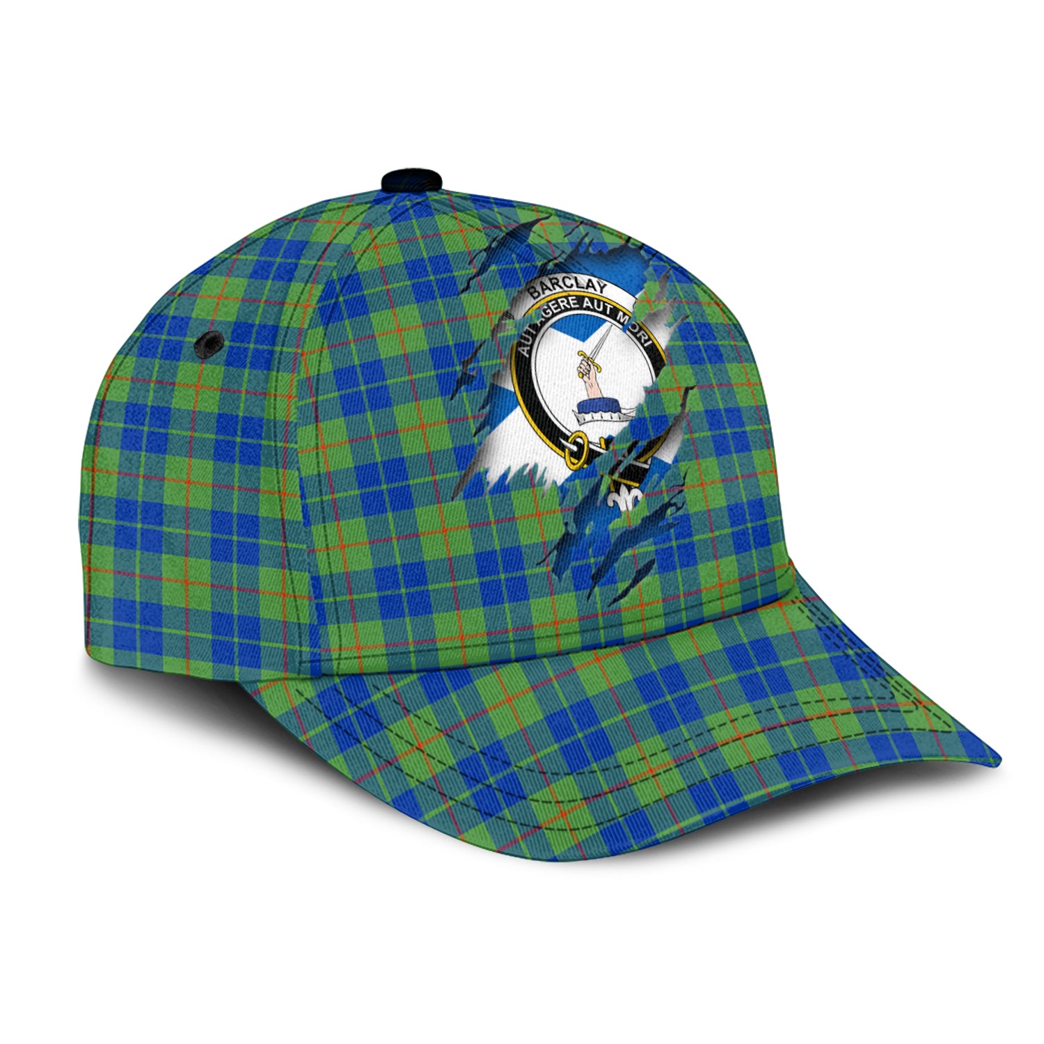 Barclay Hunting Ancient Tartan Plaid Cap, Family Crest In Me Style Tartan Baseball Cap TS23 Trucker Hats Custom Hats Gifts For Men & Women