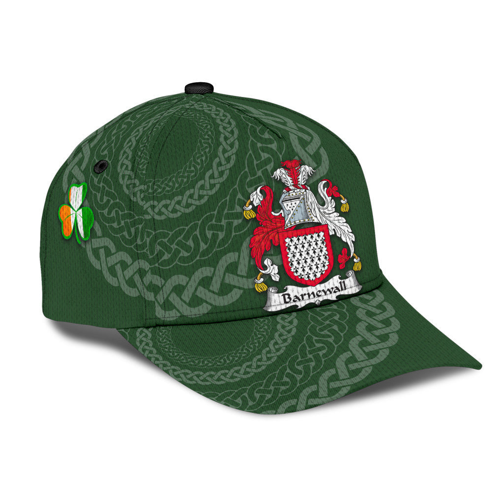 Barnewall Coat Of Arms - Irish Family Crest St Patrick's Day Hat Classic Cap Trucker Hats Custom Hats Gifts For Men & Women