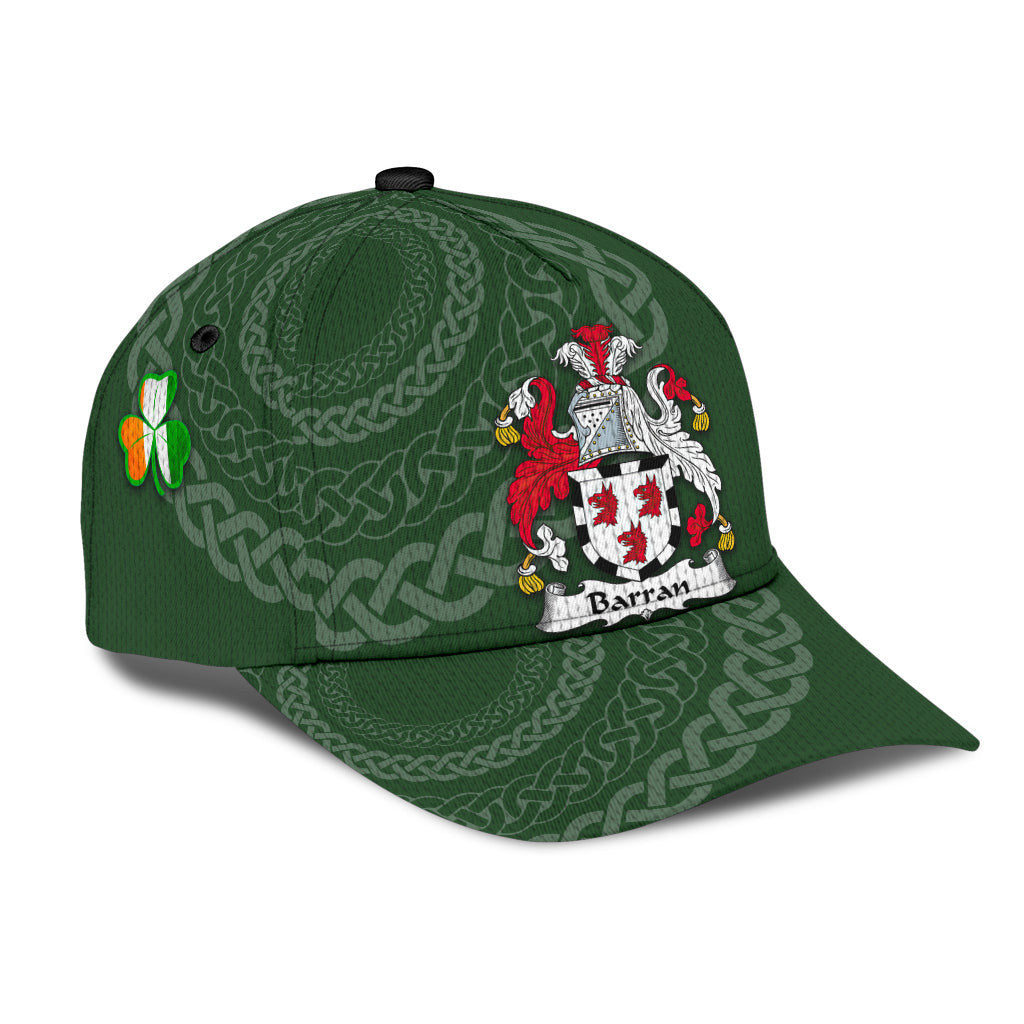Barran Coat Of Arms - Irish Family Crest St Patrick's Day Hat Classic Cap Trucker Hats Custom Hats Gifts For Men & Women