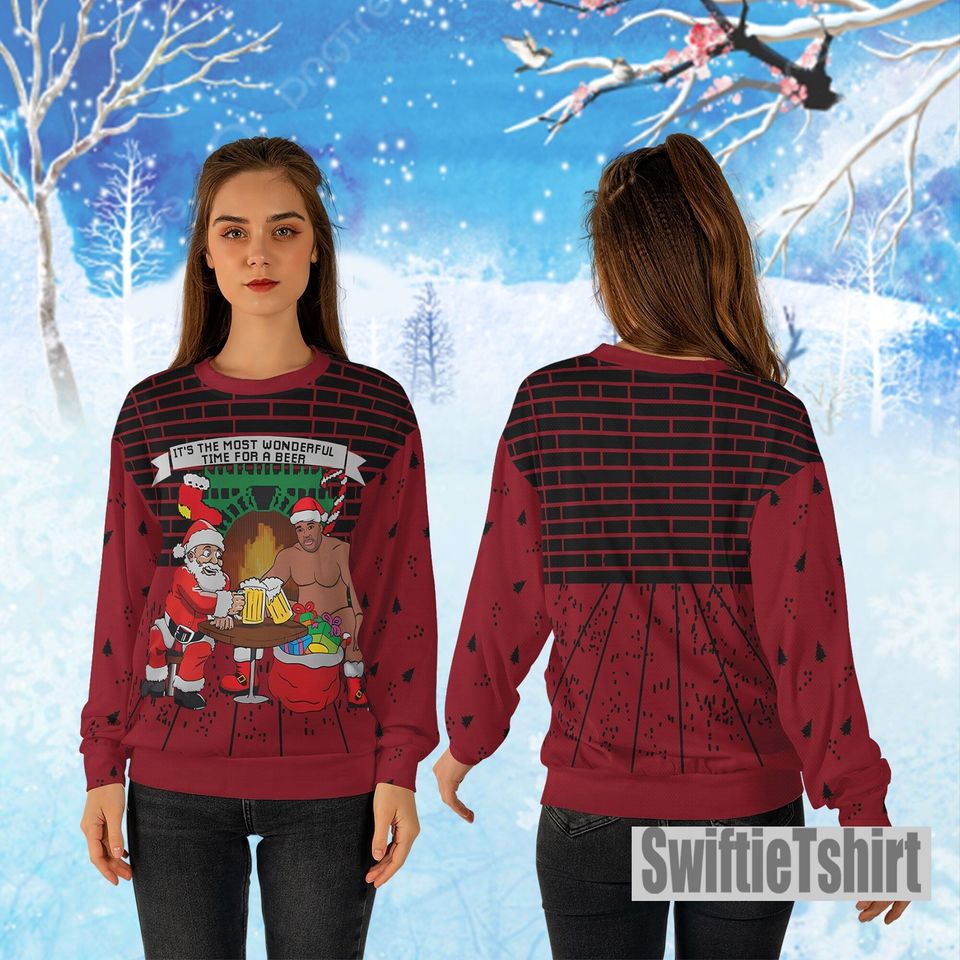 Barry Wood Funny Ugly Christmas Sweater