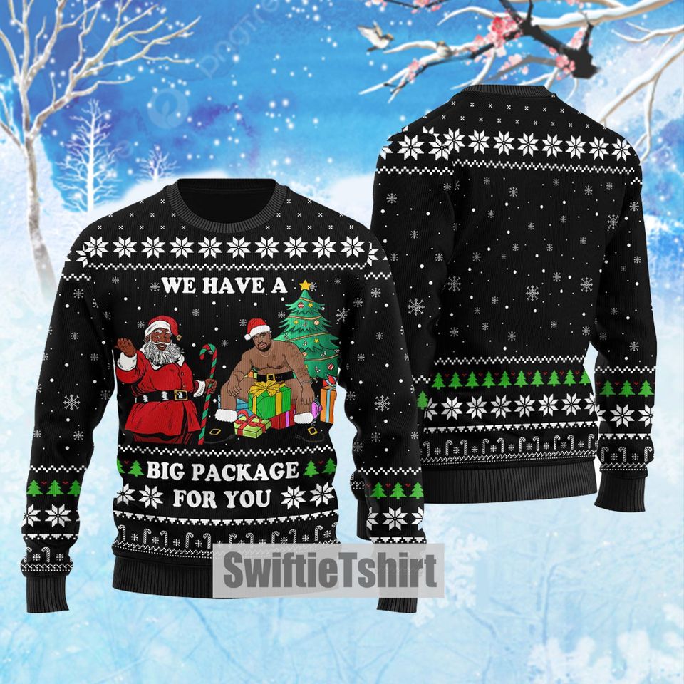 Barry Wood Funny Ugly Christmas Sweater