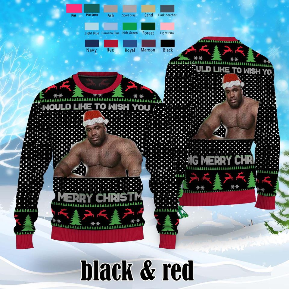 Barry Wood Ugly Christmas Sweater, I Have A Big Package For You Christmas Sweater - Image 4