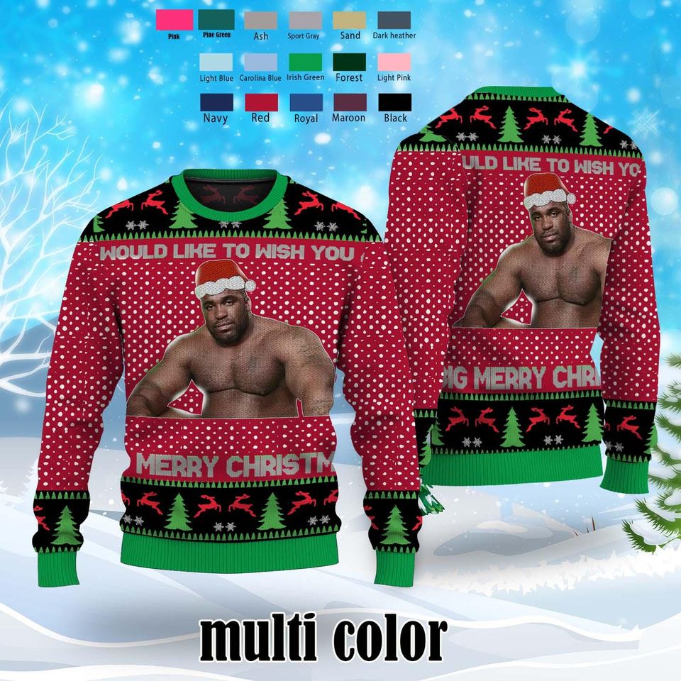 Barry Wood Ugly Christmas Sweater, I Have A Big Package For You Christmas Sweater