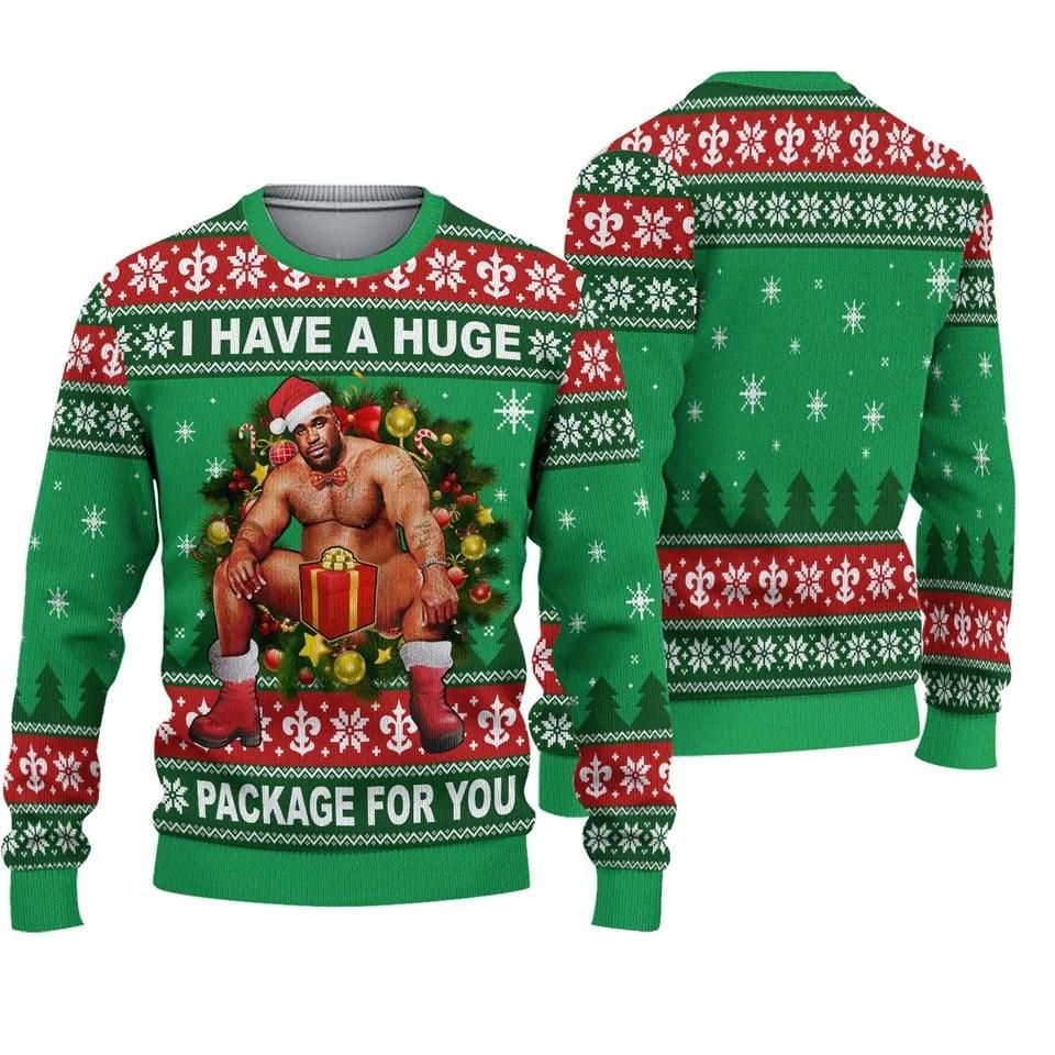 Barry Woods Ugly Christmas Sweater, I Have Huge Package For You Xmas Sweatshirt, Funny Meme Barry Xmas Shirt, Christmas Gift