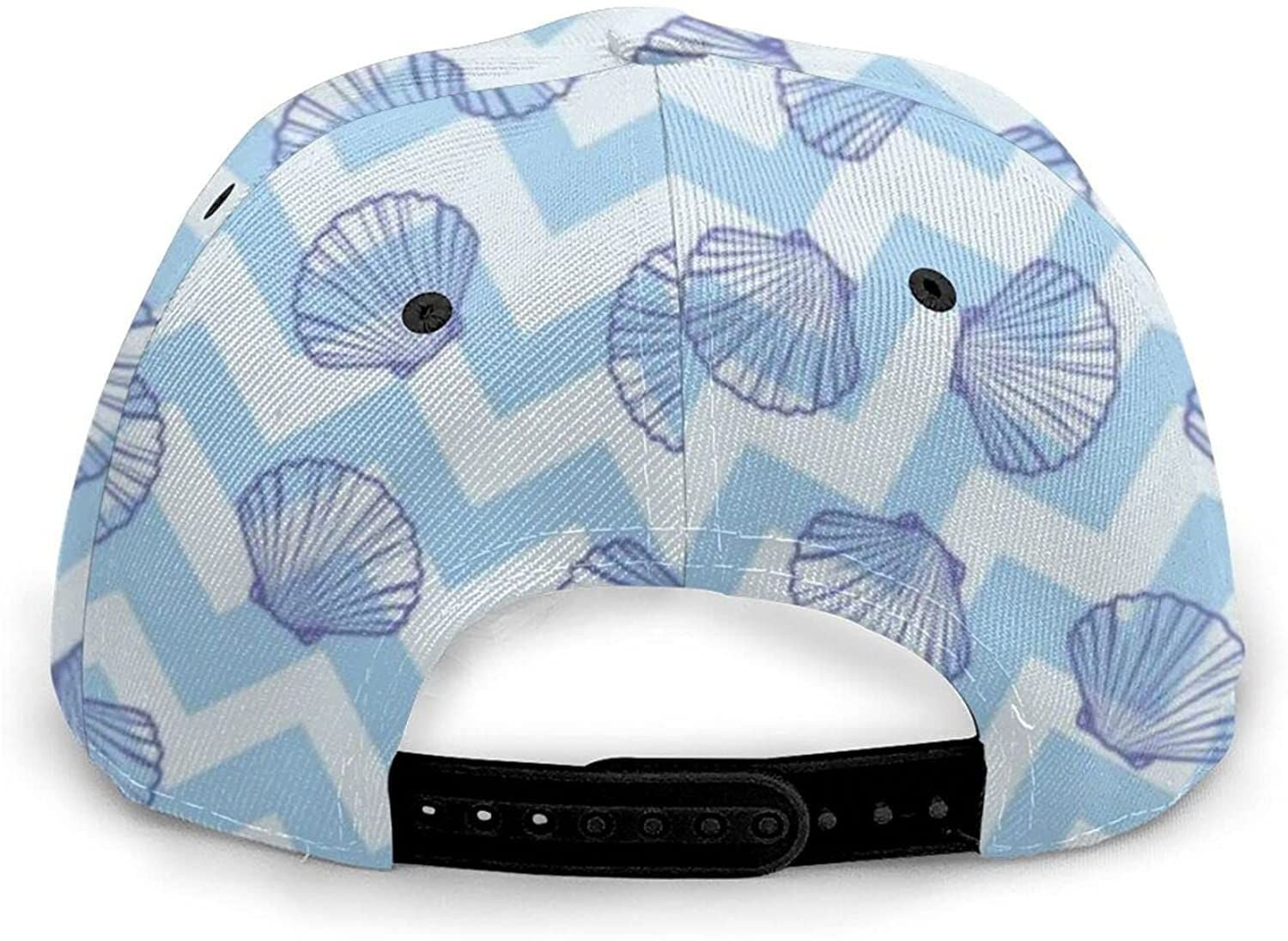 Baseball Cap 3D Seashells Marine Stripe Fashion Caps Trucker Hats Outdoor Hat  Black Trucker Hats Custom Hats Gifts For Men & Women