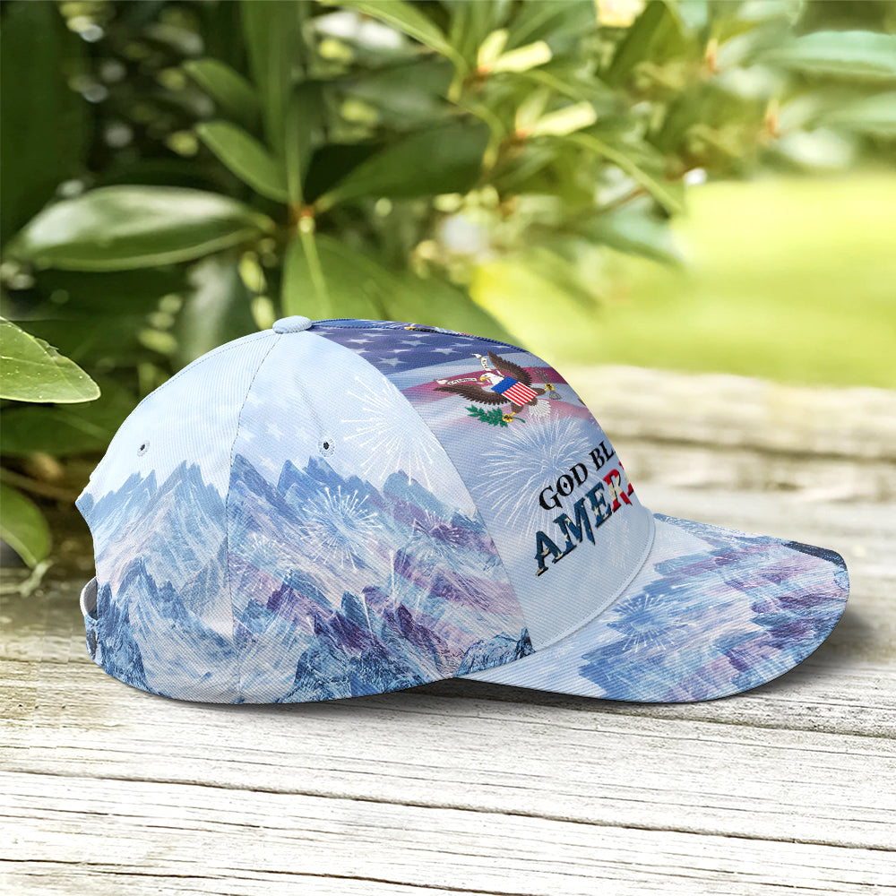 Baseball Cap For Eagle And US Flag Lovers Trucker Hats Custom Hats Gifts For Men & Women
