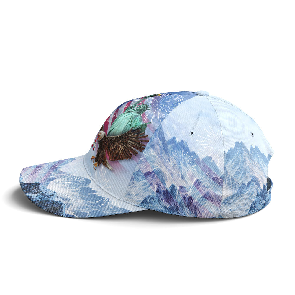 Baseball Cap For Eagle And US Flag Lovers Trucker Hats Custom Hats Gifts For Men & Women