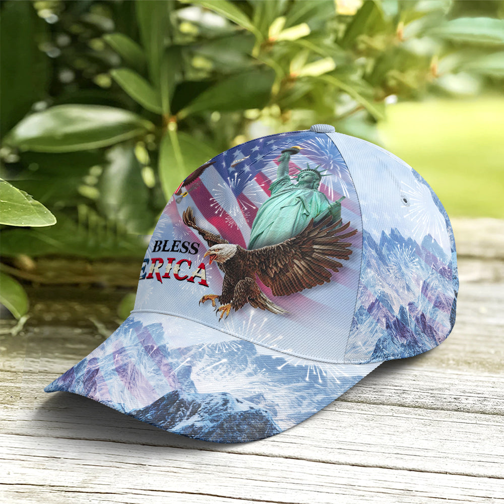 Baseball Cap For Eagle And US Flag Lovers Trucker Hats Custom Hats Gifts For Men & Women