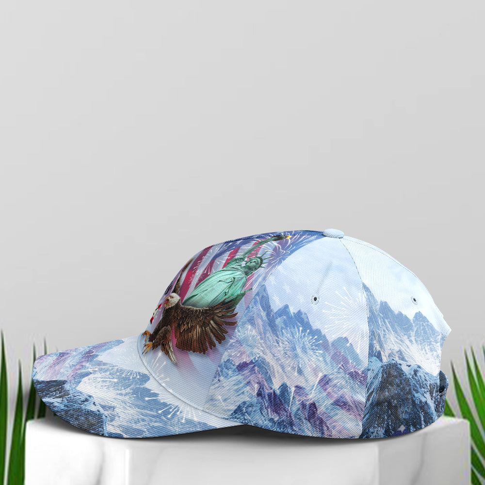 Baseball Cap For Eagle And US Flag Lovers Trucker Hats Custom Hats Gifts For Men & Women