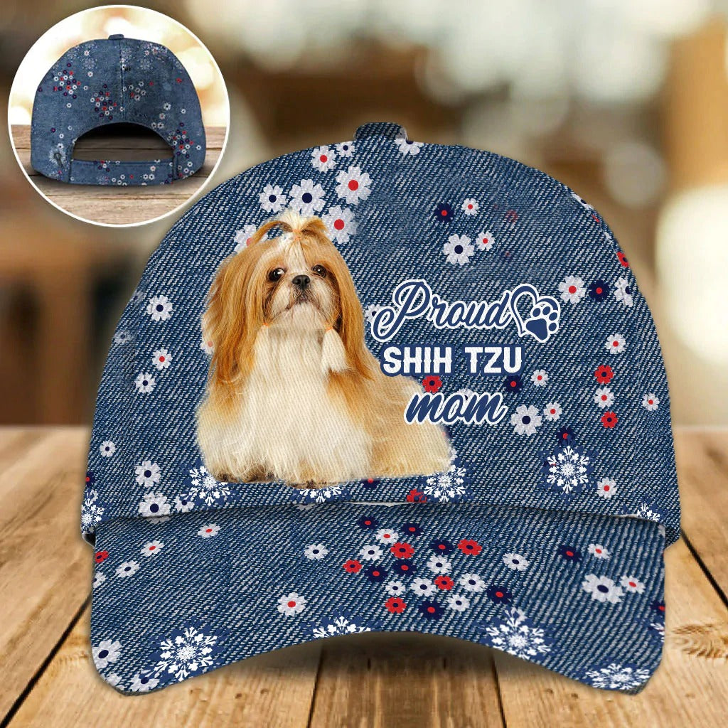 Baseball Cap Hat For Ladies, Proud Dog Mom Cap Hat, Classic Cap Hat For Dog Lovers Trucker Hats Custom Hats Gifts For Men & Women
