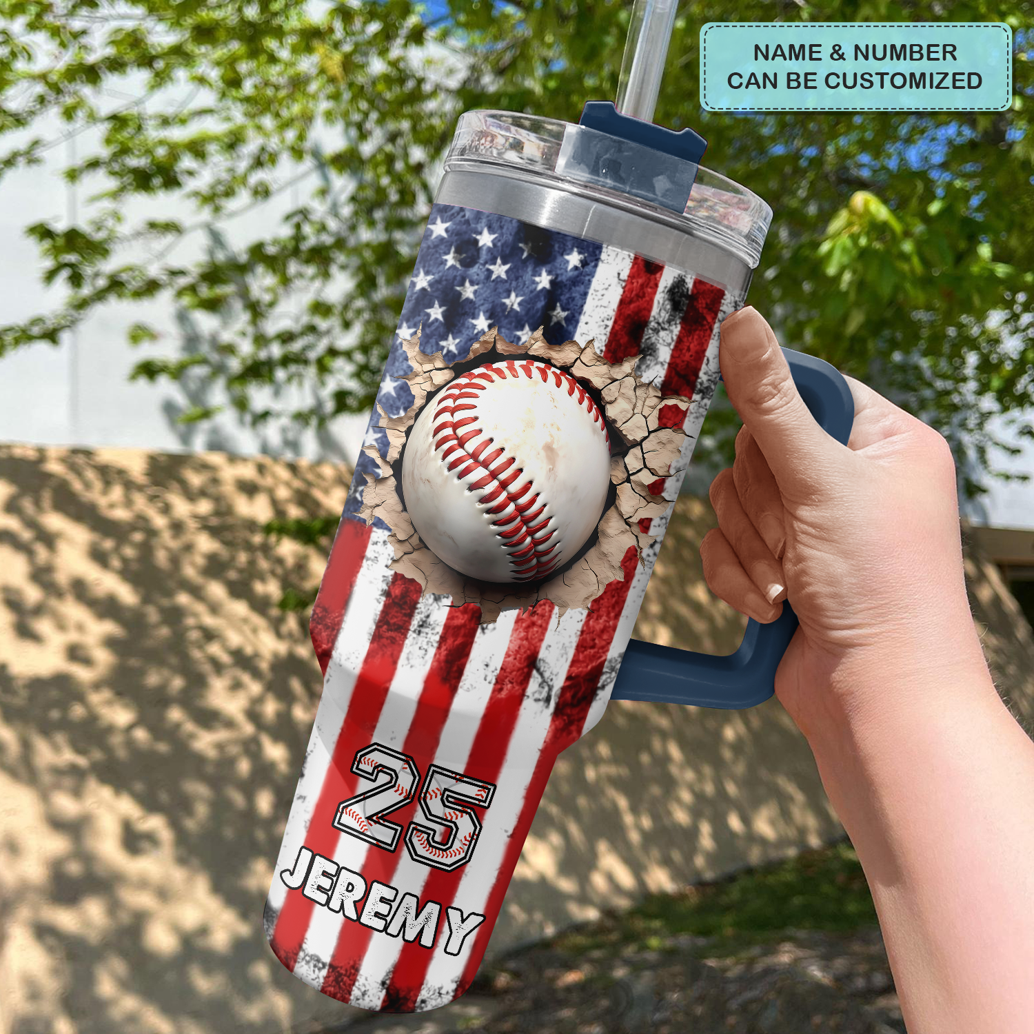 Baseball Custom Stanley Cup 40 oz 30 oz Tumbler With HandleTVC2301724