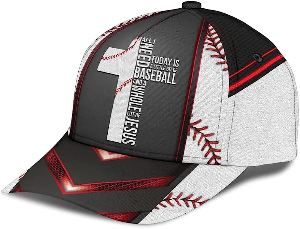 Baseball Jesus Baseball Cap - Christian Hats for Men and Women Trucker Hats Custom Hats Gifts For Men & Women