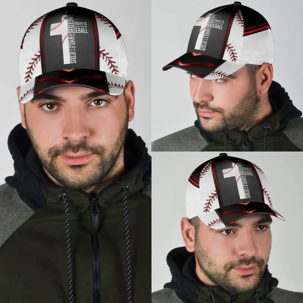 Baseball Jesus Baseball Cap - Christian Hats for Men and Women Trucker Hats Custom Hats Gifts For Men & Women