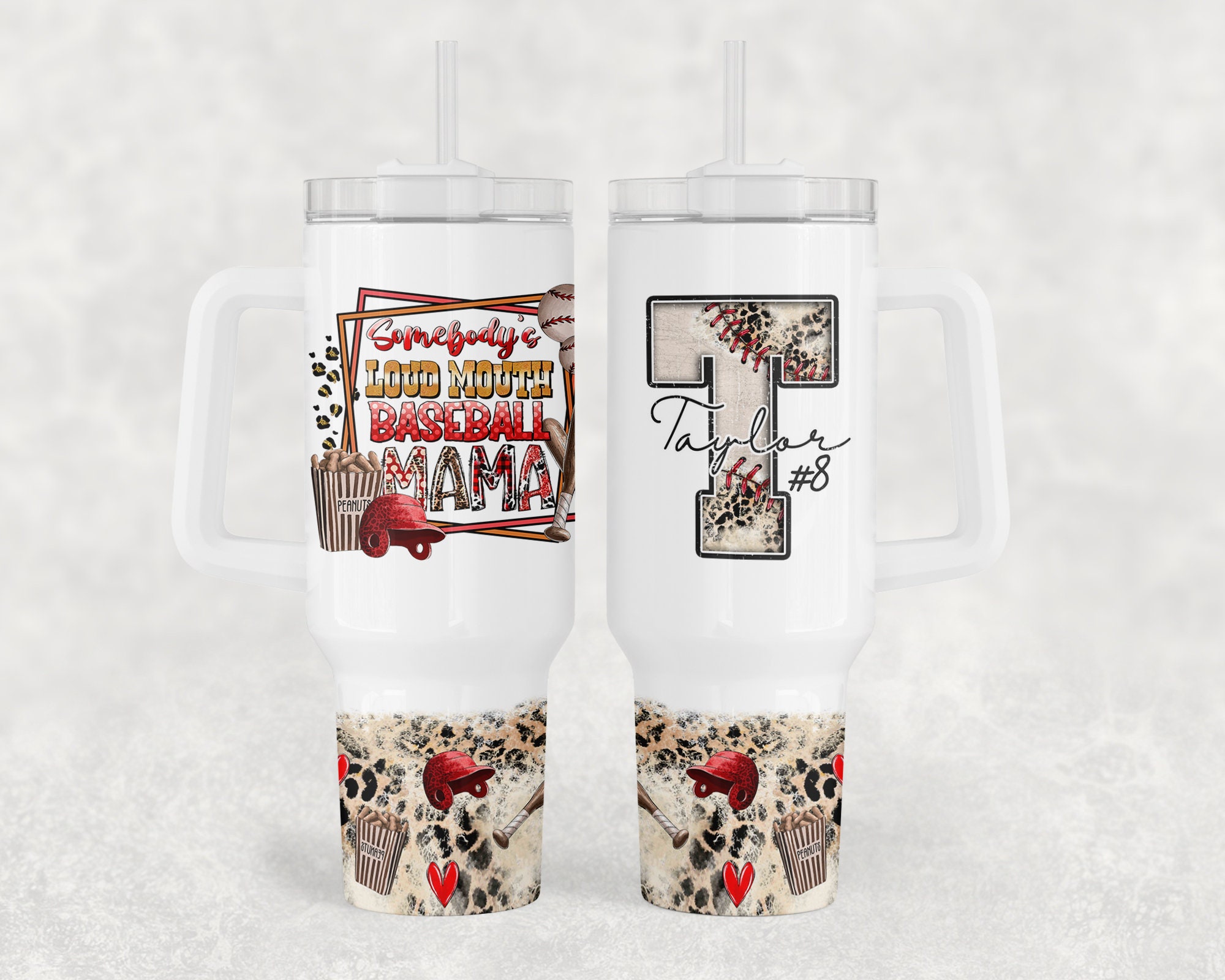 Baseball Mama Custom Stanley Cup 40 oz 30 oz Tumbler With HandleTVC2301963
