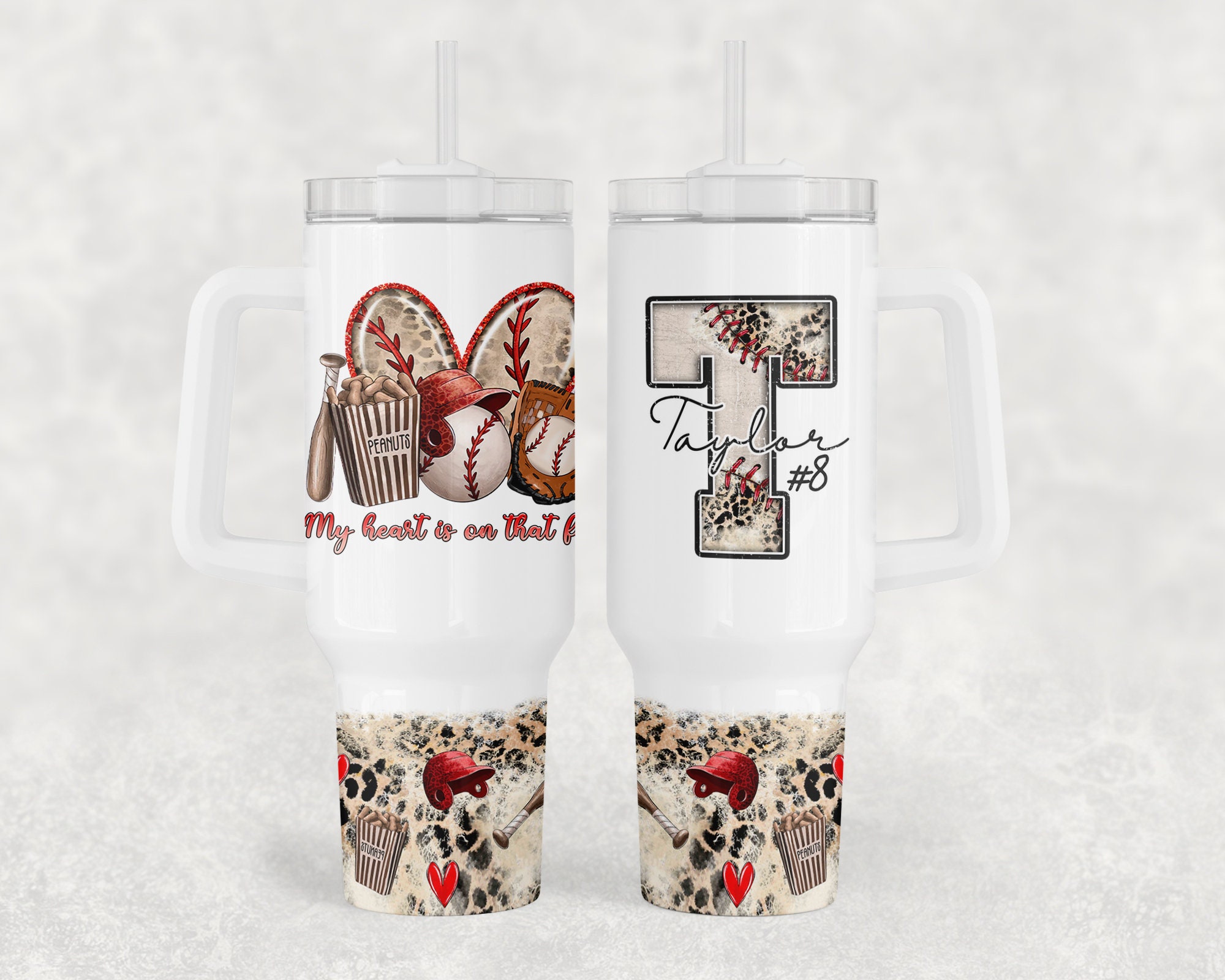 Baseball Mom Custom Stanley Cup 40 oz 30 oz Tumbler With HandleTVC2301957