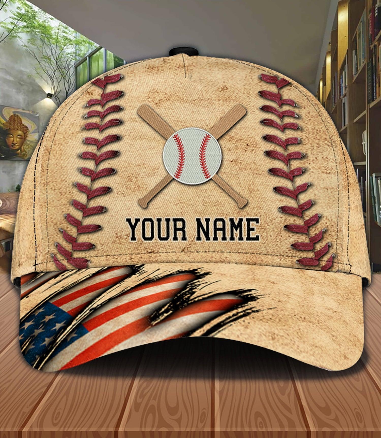Baseball Personalized Classic Cap, Gift for Baseball Lovers Trucker Hats Custom Hats Gifts For Men & Women