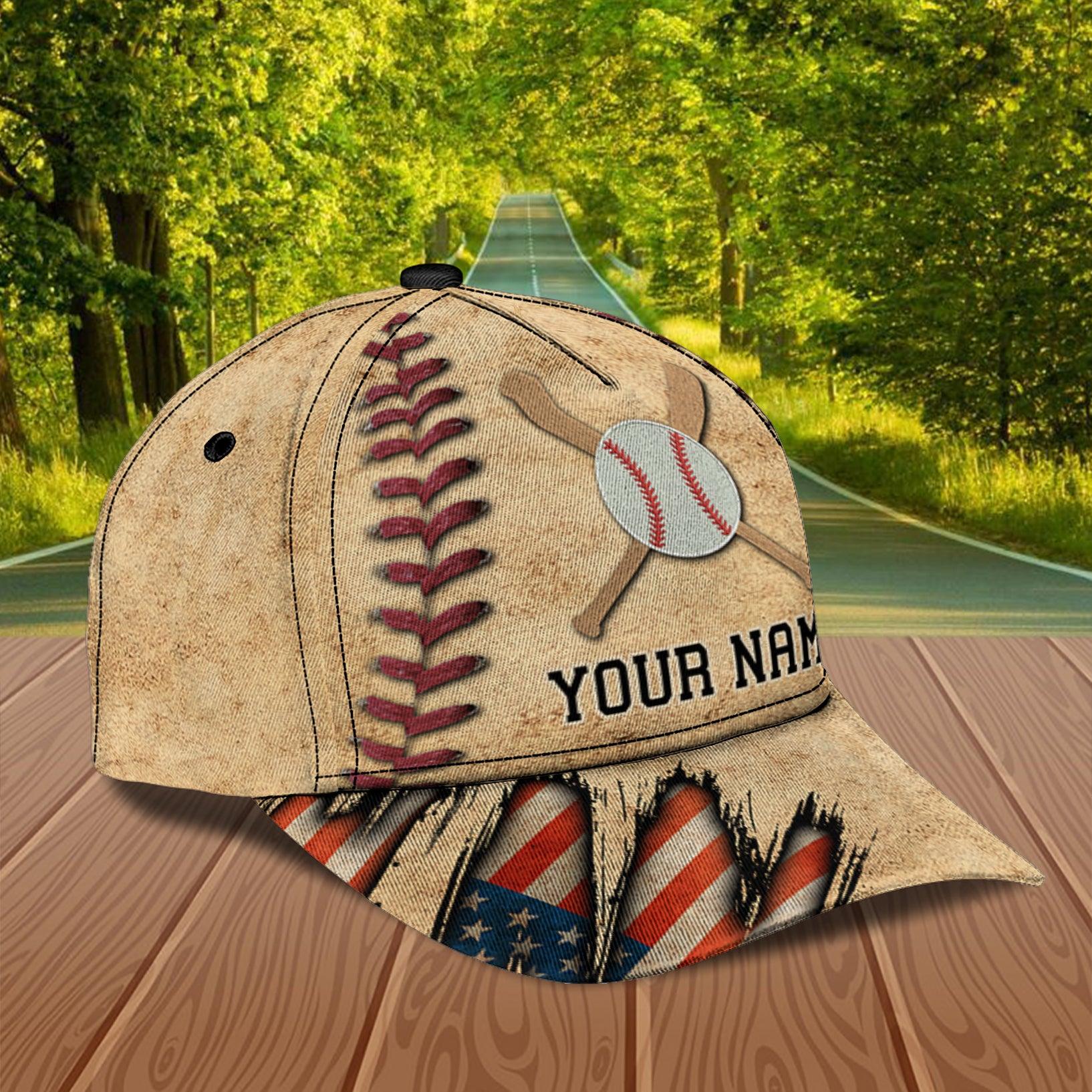 Baseball Personalized Classic Cap, Gift for Baseball Lovers Trucker Hats Custom Hats Gifts For Men & Women