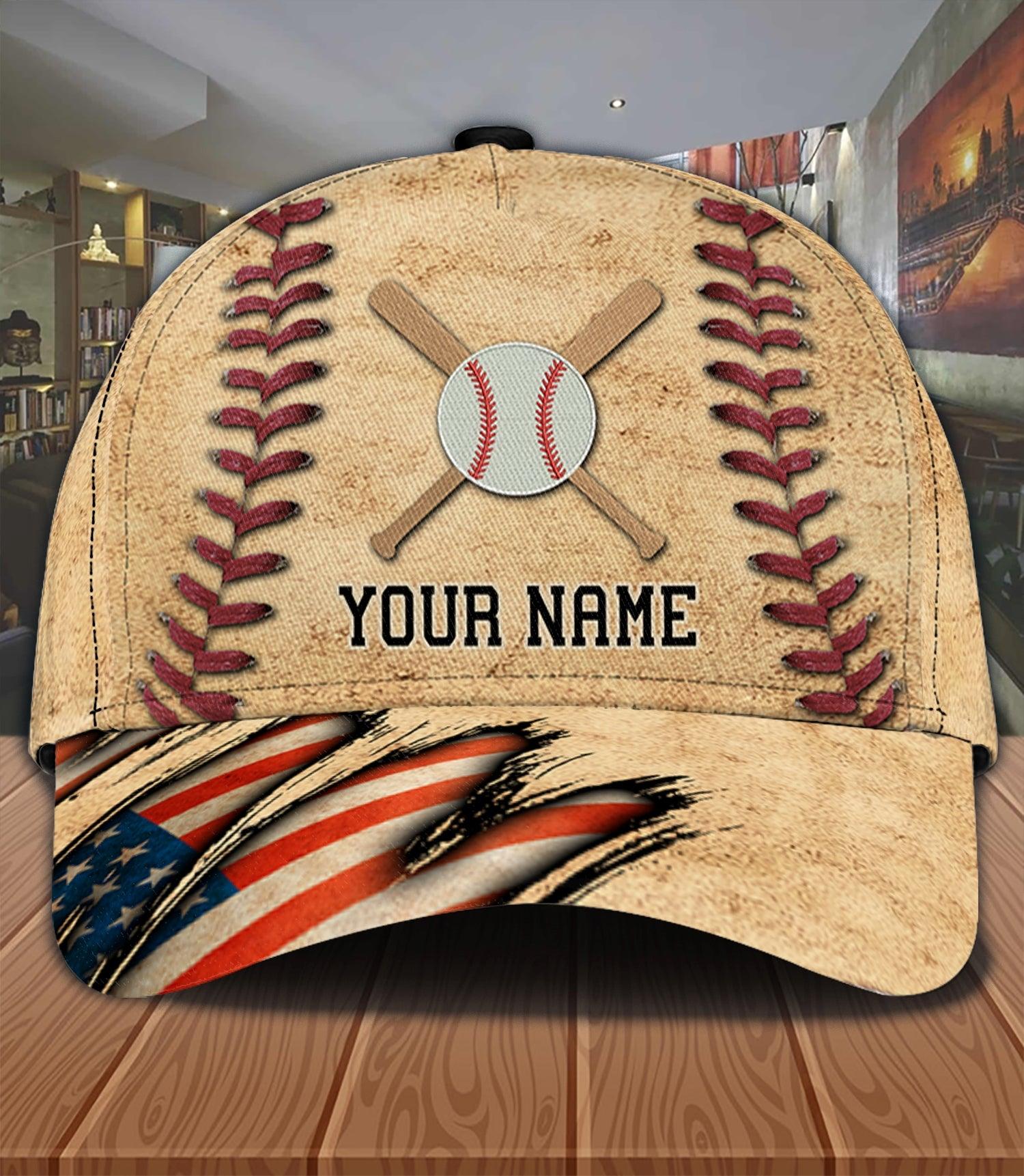 Baseball Personalized Classic Cap, Gift for Baseball Lovers Trucker Hats Custom Hats Gifts For Men & Women