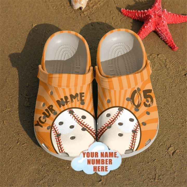 Baseball Personalized Classic Clogs Shoes