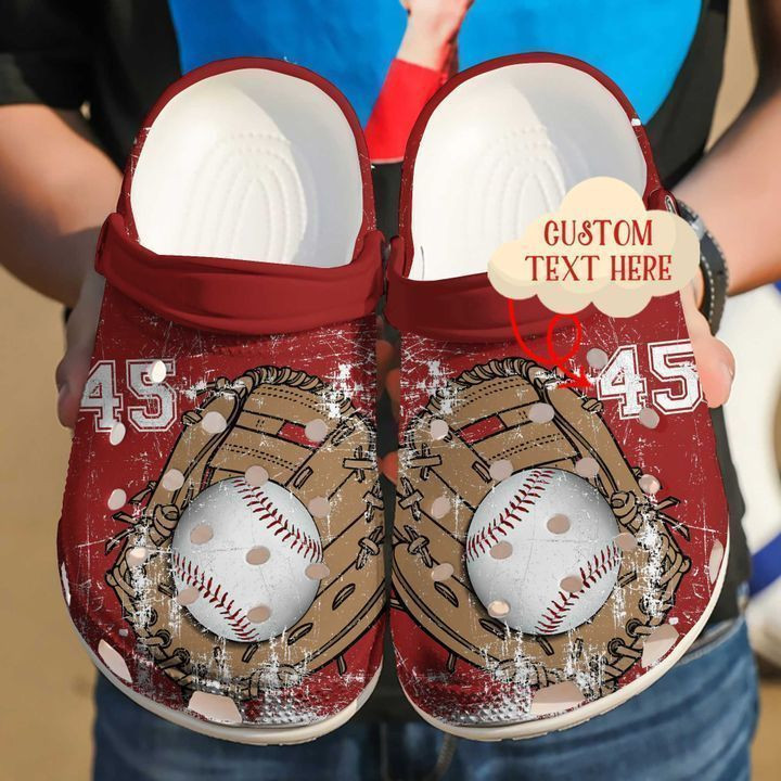Baseball Personalized Colorful Classic Clogs Shoes