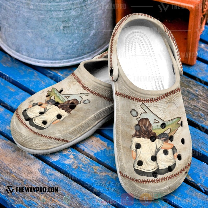 Baseball Sport Crocs Crocband Clogs Shoes Comfortable For Men Women and Kids