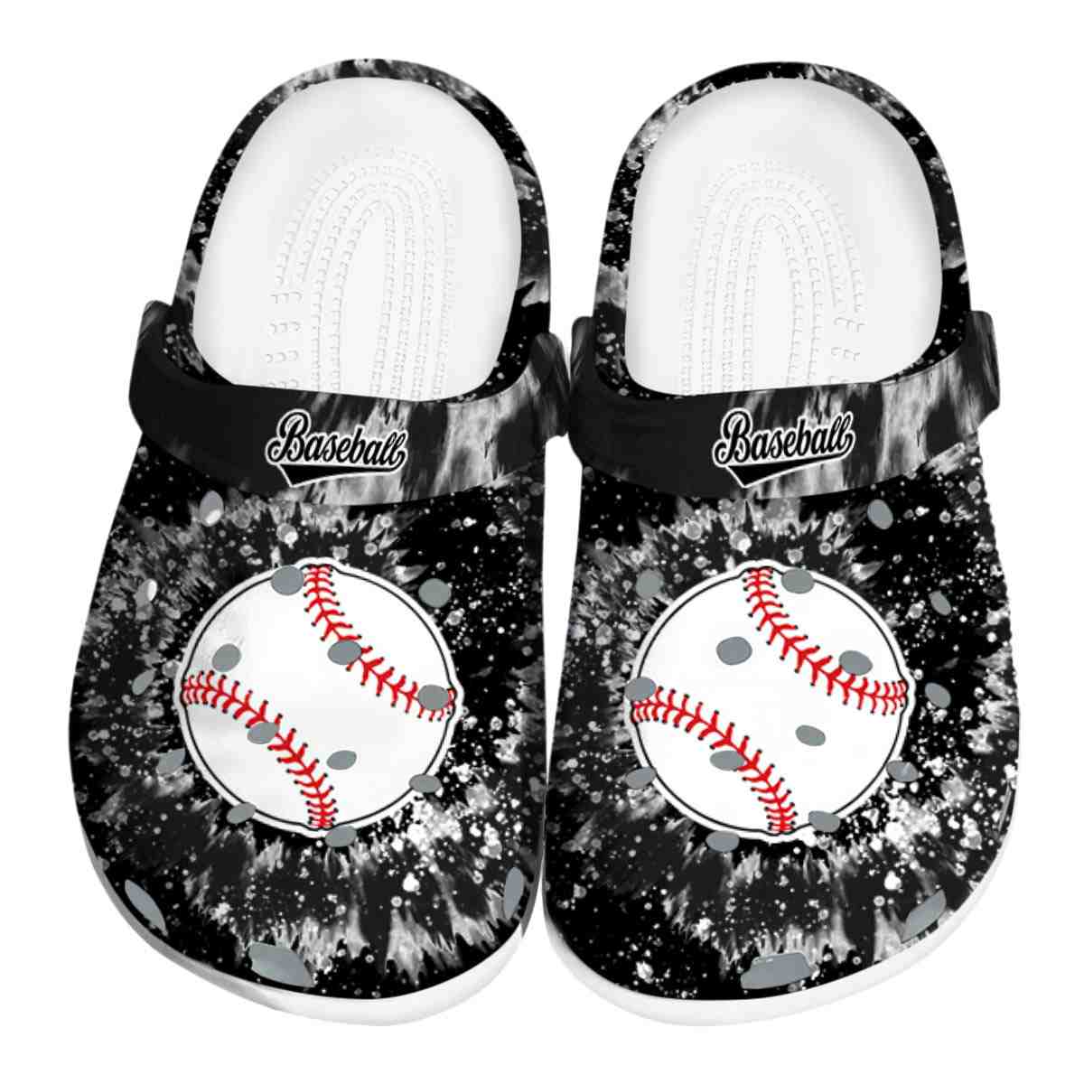 Baseball Sport Crocs Crocband Clogs Shoes Comfortable For Men Women and Kids