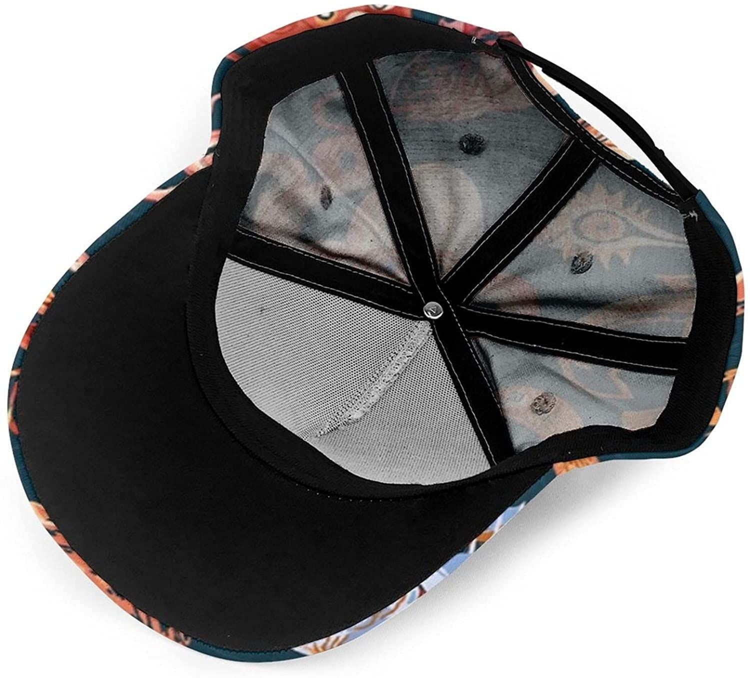 Baseball Unisex 3D Cap Pompeii Marine Mosaic Adjustable Snapback Caps Trucker Hats Hip Hop Hat Trucker Hats Custom Hats Gifts For Men & Women