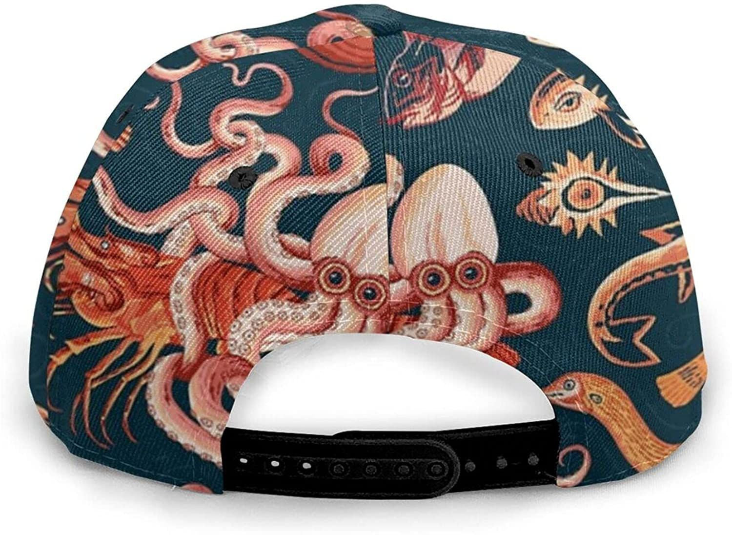 Baseball Unisex 3D Cap Pompeii Marine Mosaic Adjustable Snapback Caps Trucker Hats Hip Hop Hat Trucker Hats Custom Hats Gifts For Men & Women