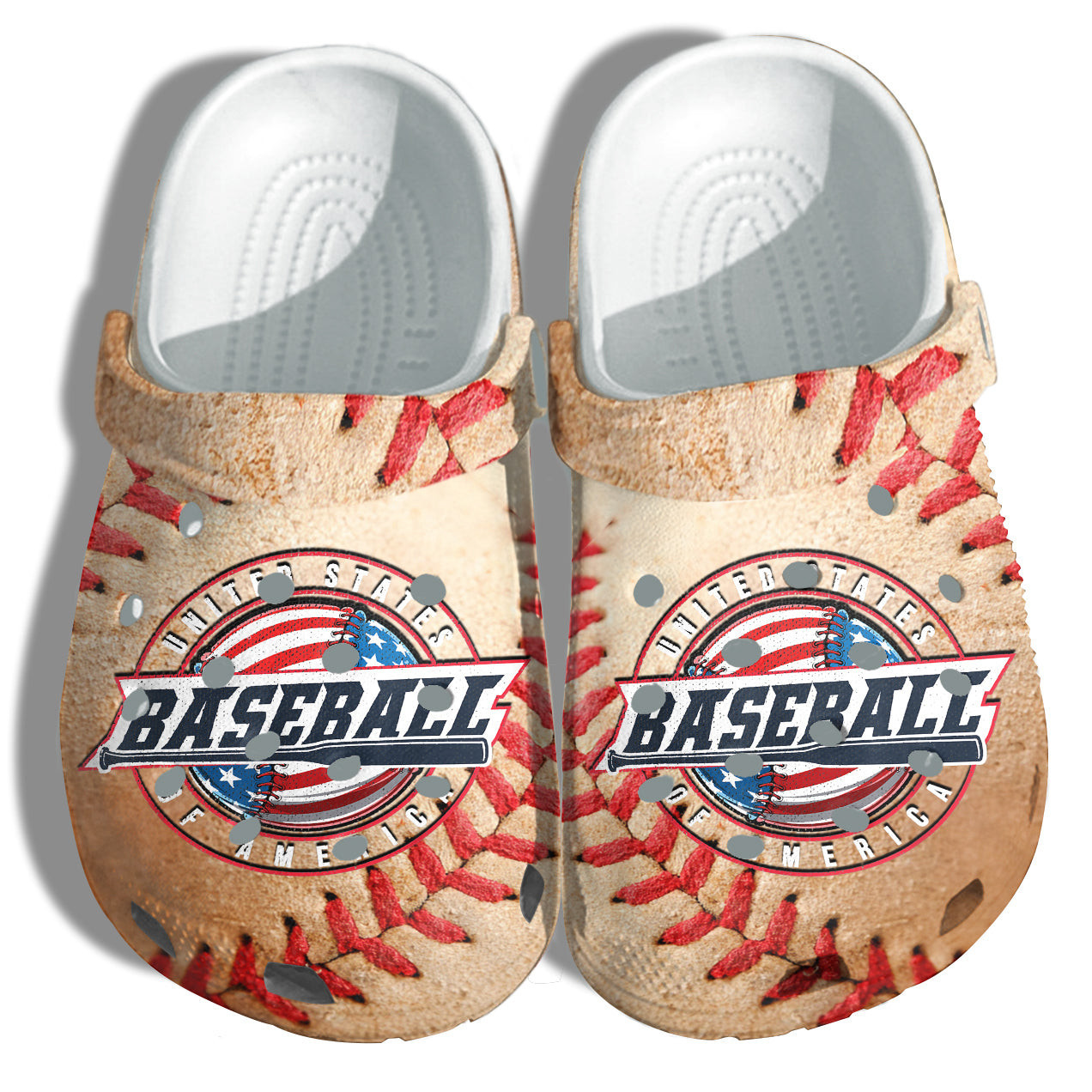 Baseball United States Of America 4Th Of July Shoes Gift Men Women - Usa Sport Lovers America Flag Shoes Birthday Gift