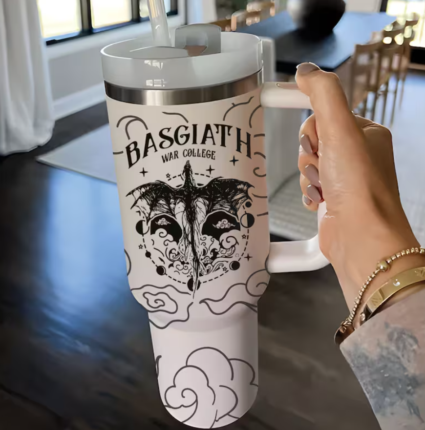 Basgiath War College Fourth Wing Custom Stanley Cup 40 oz 30 oz Tumbler With HandleTVC2301557