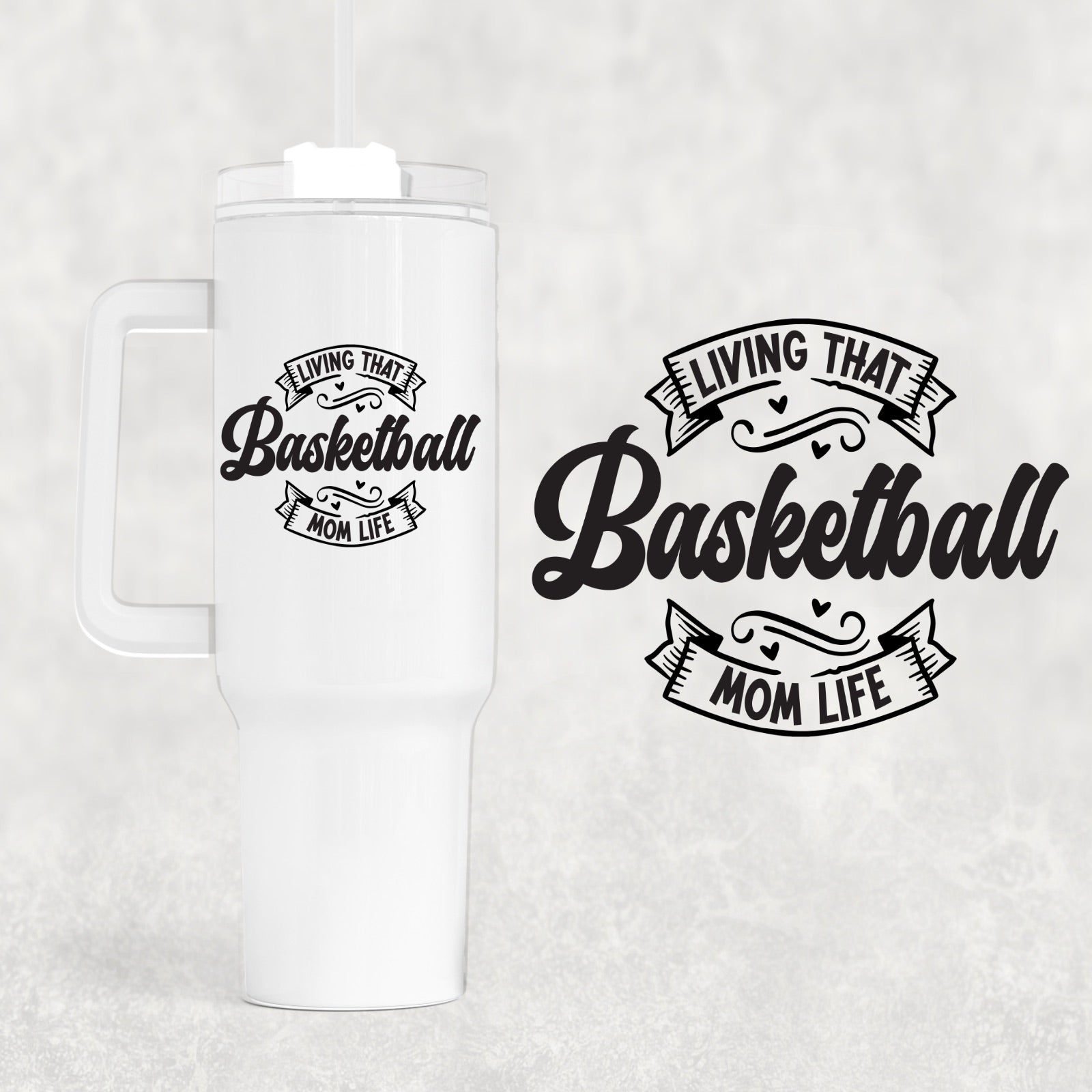 Basketball Custom Stanley Cup 40 oz 30 oz Tumbler With HandleTVC2301746