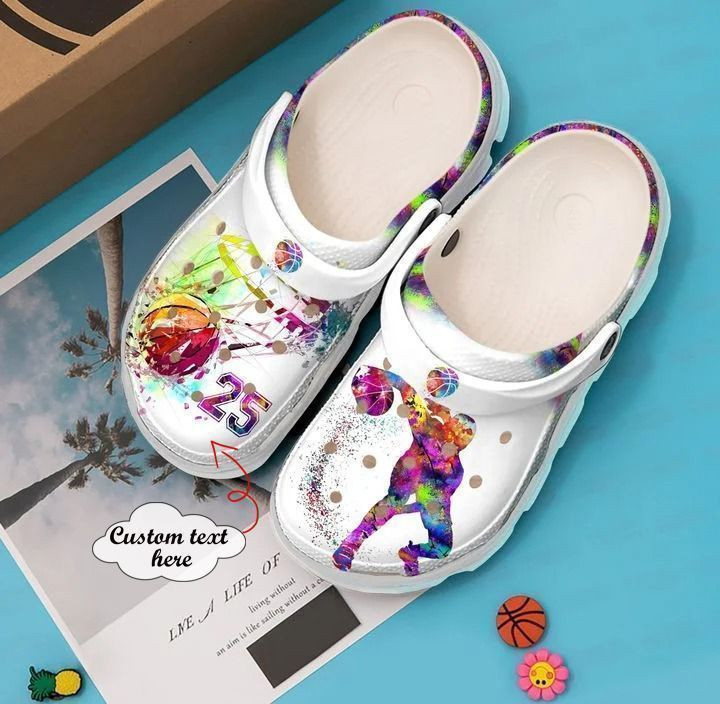 Basketball Personalized Colourful Classic Clogs Shoes