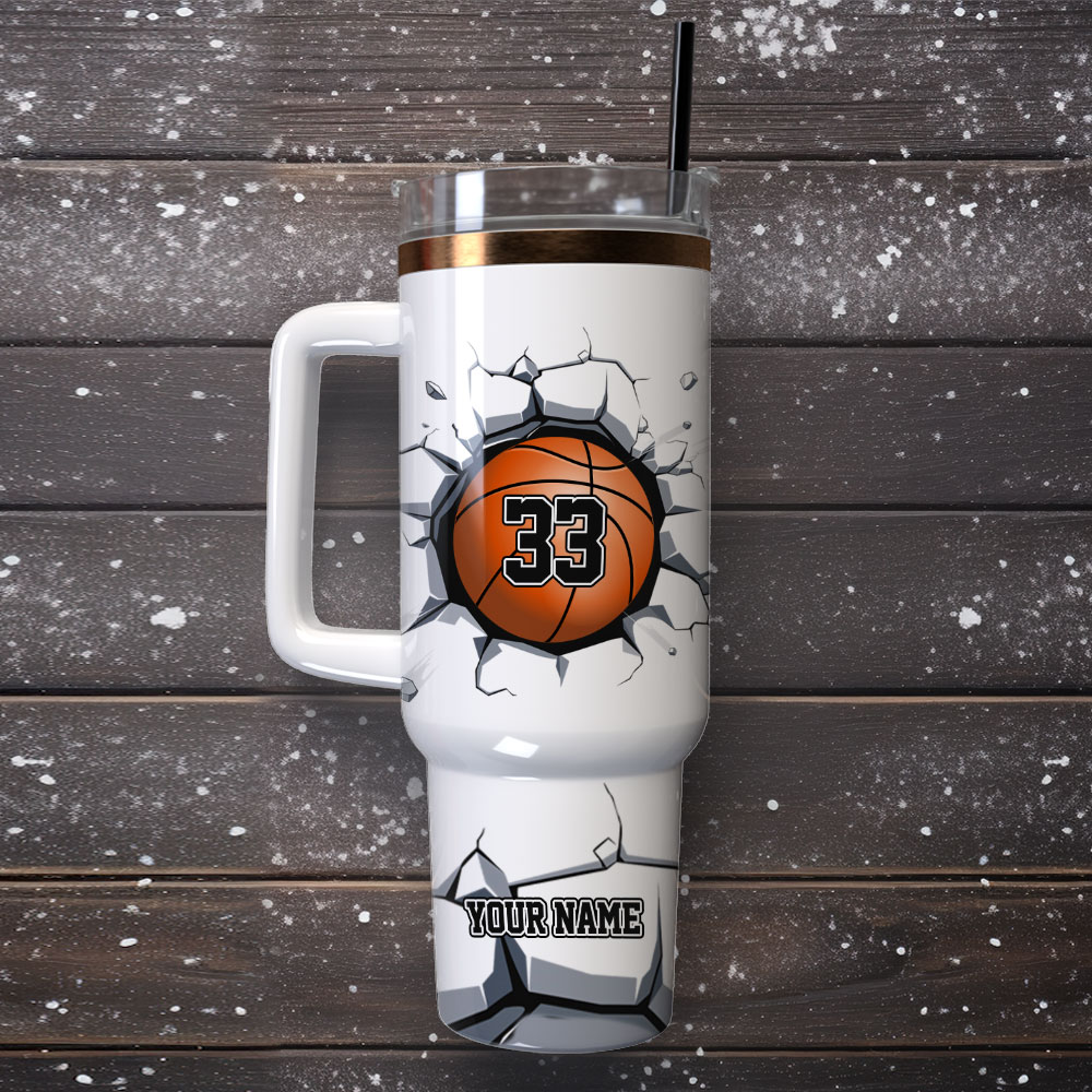 Basketball Sport Custom Stanley Cup 40 oz 30 oz Tumbler With HandleTVC2301237 - Image 4