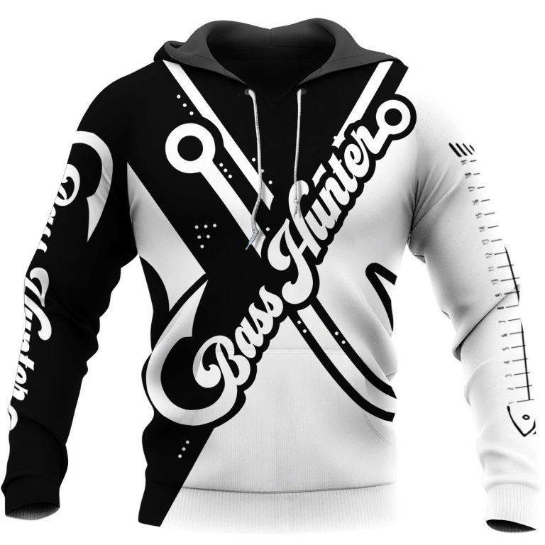 Bass Hunter 3D All Over Print Hoodie, Zip Hoodie