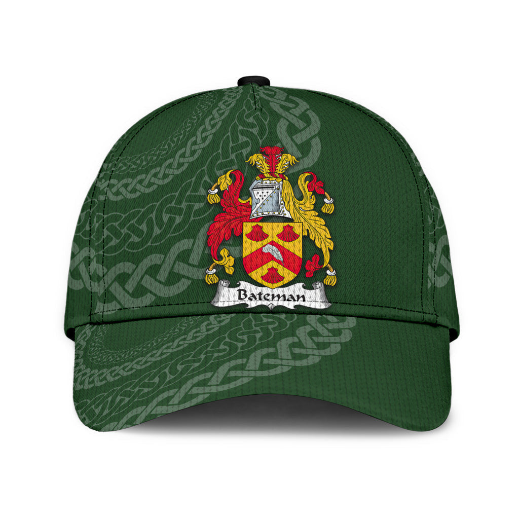 Bateman Coat Of Arms - Irish Family Crest St Patrick's Day Hat Classic Cap Trucker Hats Custom Hats Gifts For Men & Women