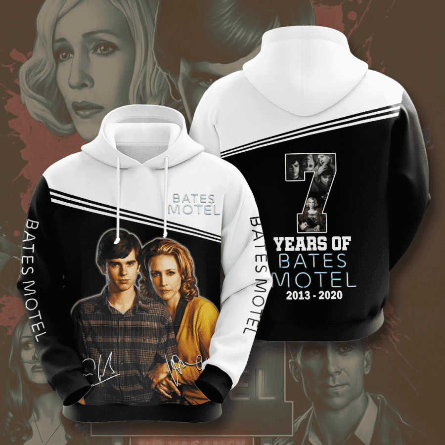 Bates Motel 3D All Over Print Hoodie, Zip Hoodie