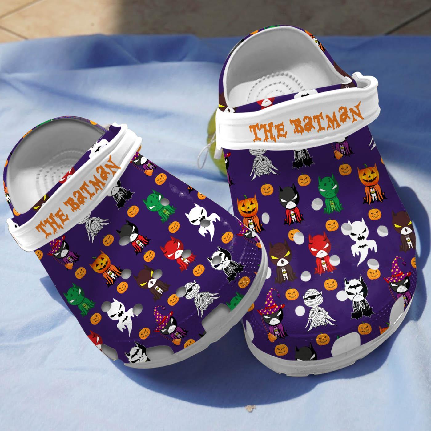 Batman Movie Crocs Crocband Clogs Shoes Comfortable For Men Women and Kids