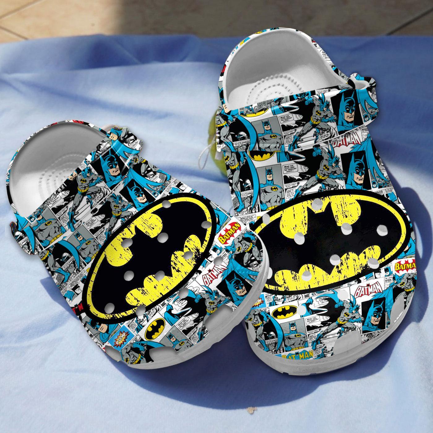 Batman Movie Crocs Crocband Clogs Shoes Comfortable For Men Women and Kids