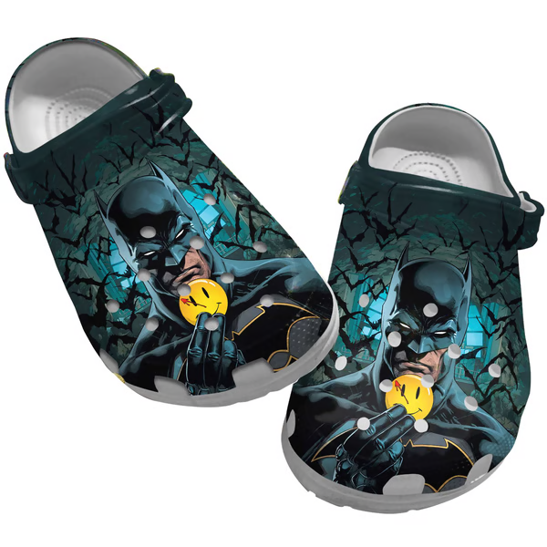Batman Movie Crocs Crocband Clogs Shoes Comfortable For Men Women and Kids