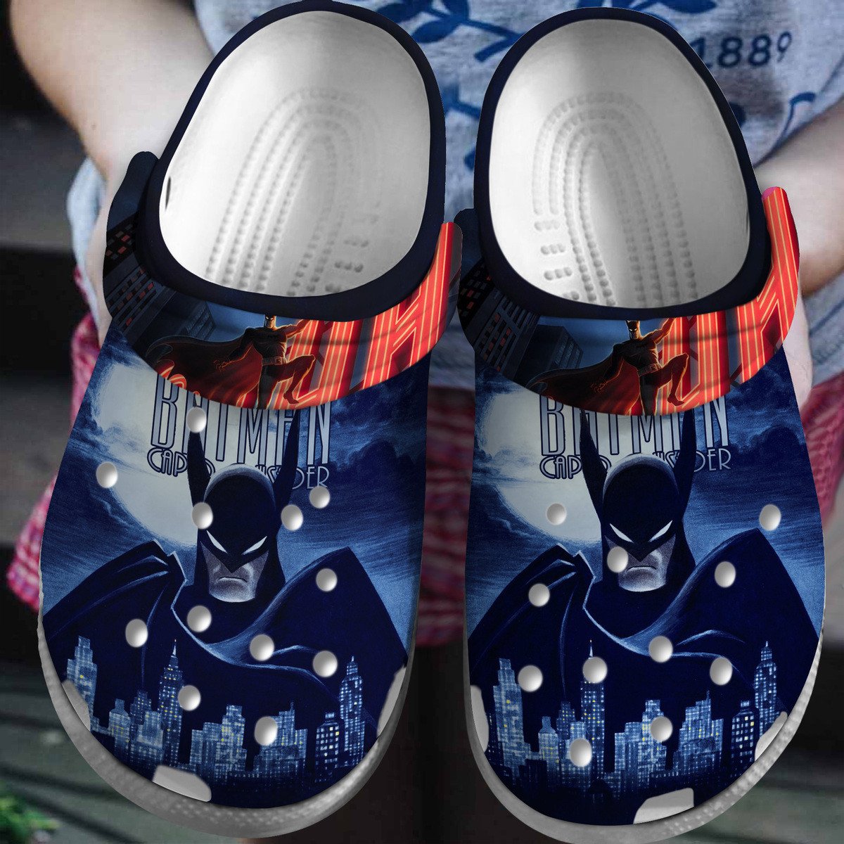 Batman Movie Crocs Crocband Clogs Shoes Comfortable For Men Women and Kids