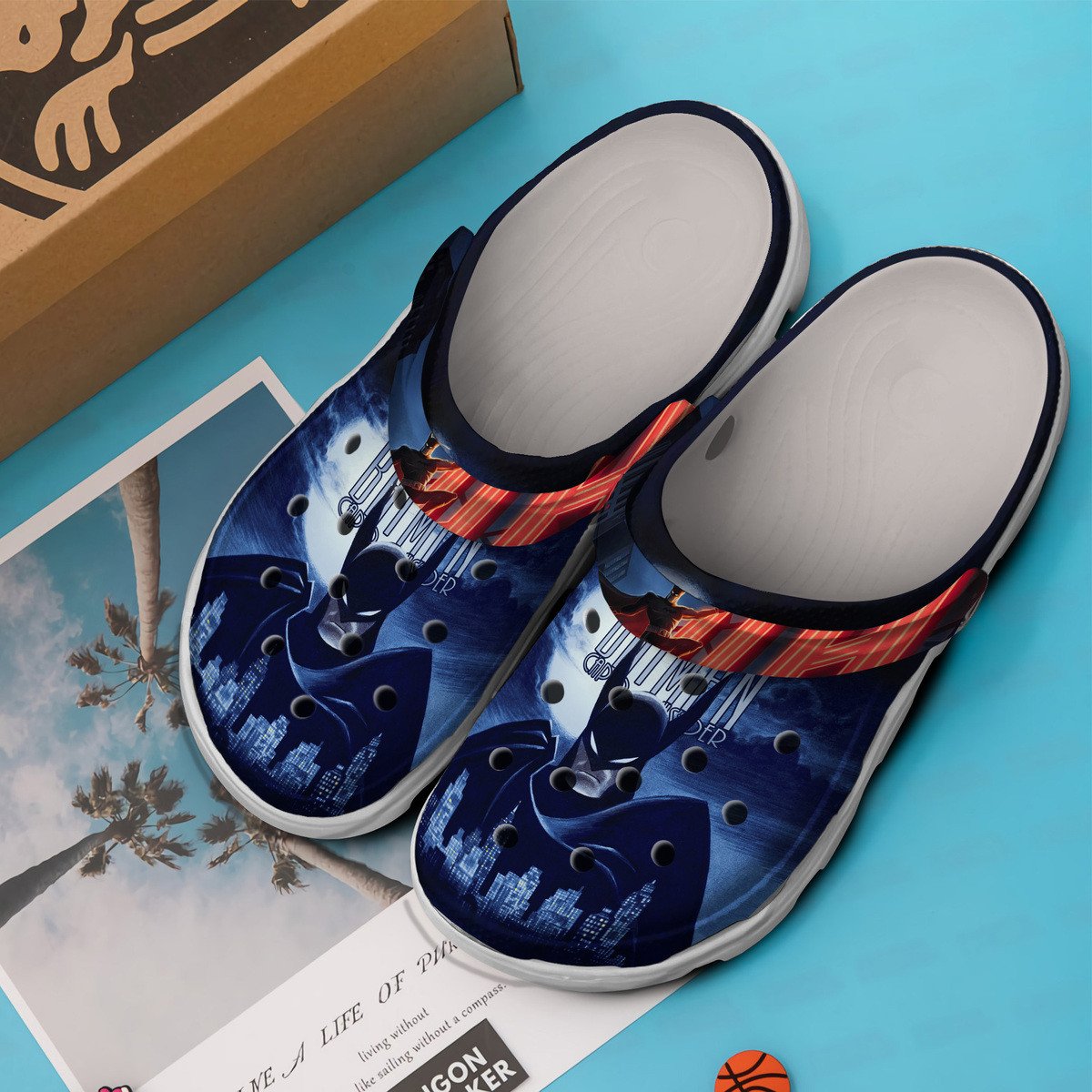 Batman Movie Crocs Crocband Clogs Shoes Comfortable For Men Women and Kids - Image 3